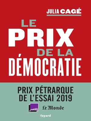 cover image of Le prix de la démocratie